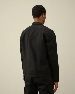 C.P. Company Gabardine Shirt Black Cheap