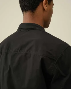 C.P. Company Gabardine Shirt Black Cheap