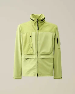 C.P. Company G.D. Shell Mixed Jacket White Pear Best