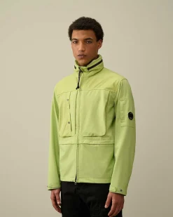 C.P. Company G.D. Shell Mixed Jacket White Pear Best