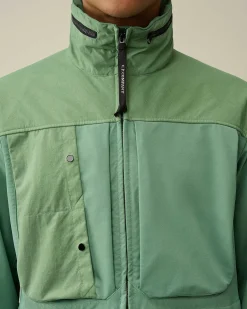 C.P. Company G.D. Shell Mixed Jacket Green Bay Hot