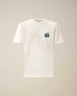 C.P. Company 24/1 Jersey Artisanal British Sailor T-Shirt Gauze White New