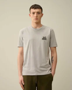 C.P. Company 24/1 Jersey Artisanal British Sailor T-Shirt Drizzle Grey Online