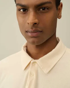 C.P. Company 20/1 Jersey Boxy Polo Shirt Pistachio Shell-Beige Store