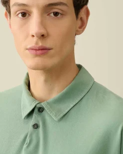 C.P. Company 20/1 Jersey Boxy Polo Shirt Green Bay Shop