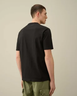 C.P. Company 1020 Jersey British Sailor T-Shirt Black Clearance
