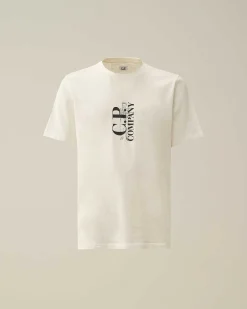 C.P. Company 30/1 Jersey British Sailor T-Shirt Gauze White Clearance