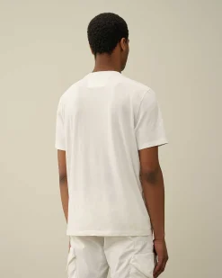 C.P. Company 30/1 Jersey British Sailor T-Shirt Gauze White Clearance