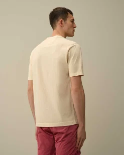 C.P. Company 1020 Jersey British Sailor T-Shirt Pistachio Shell-Beige Store
