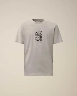 C.P. Company 30/1 Jersey British Sailor T-Shirt Drizzle Grey Best Sale