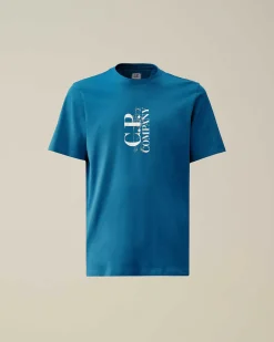 C.P. Company 30/1 Jersey British Sailor T-Shirt Ink Blue Sale