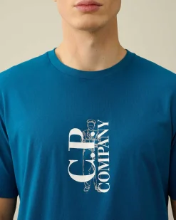 C.P. Company 30/1 Jersey British Sailor T-Shirt Ink Blue Sale