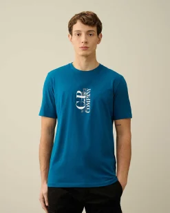 C.P. Company 30/1 Jersey British Sailor T-Shirt Ink Blue Sale
