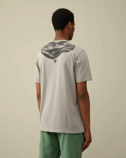 C.P. Company 30/1 Jersey Goggle T-Shirt Drizzle Grey Clearance