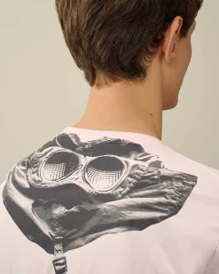 C.P. Company 30/1 Jersey Goggle T-Shirt Heavenly Pink Store