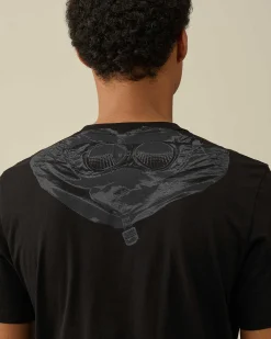 C.P. Company 30/1 Jersey Goggle T-Shirt Black Sale