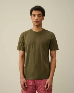 C.P. Company 30/1 Jersey Goggle T-Shirt Ivy Green Discount