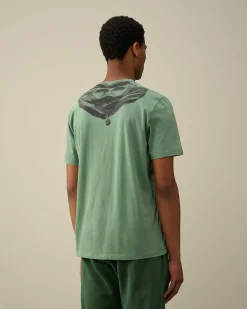 C.P. Company 30/1 Jersey Goggle T-Shirt Green Bay Outlet