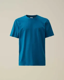 C.P. Company 30/1 Jersey Goggle T-Shirt Ink Blue Flash Sale