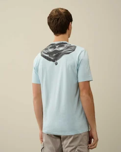 C.P. Company 30/1 Jersey Goggle T-Shirt Starlight Blue Hot