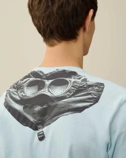 C.P. Company 30/1 Jersey Goggle T-Shirt Starlight Blue Hot