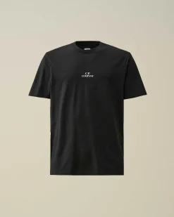C.P. Company 30/1 Jersey Graphic T-Shirt Black Store