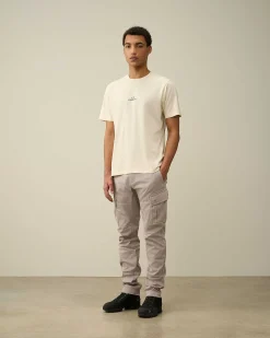 C.P. Company 30/1 Jersey Graphic T-Shirt Pistachio Shell-Beige Online