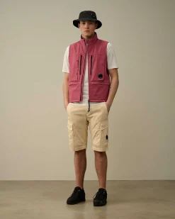 C.P. Company 30/1 Jersey Logo T-Shirt Gauze White Best