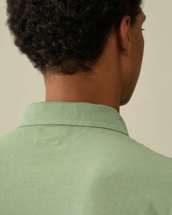 C.P. Company 1020 Jersey Pocket Polo Shirt Green Bay Hot