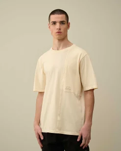 C.P. Company 20/1 Jersey Pocket T-Shirt Pistachio Shell-Beige Best