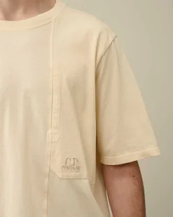 C.P. Company 20/1 Jersey Pocket T-Shirt Pistachio Shell-Beige Best
