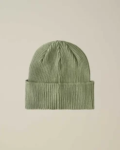 C.P. Company Kids' Cotton Goggle Beanie Agave Green Cheap