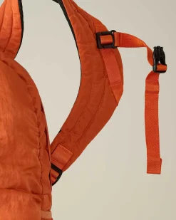 C.P. Company Kids' Nylon B Backpack Gold Flame-Orange Cheap