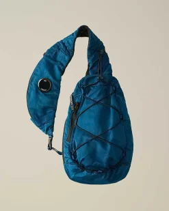 C.P. Company Kids' Nylon B Crossbody Rucksack Ink Blue Hot