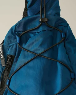 C.P. Company Kids' Nylon B Crossbody Rucksack Ink Blue Hot
