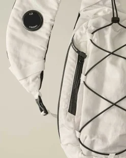 C.P. Company Kids' Nylon B Crossbody Rucksack Gauze White Cheap