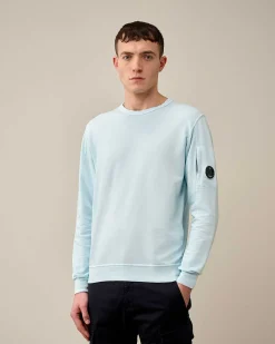 C.P. Company Light Fleece Sweatshirt Starlight Blue Hot