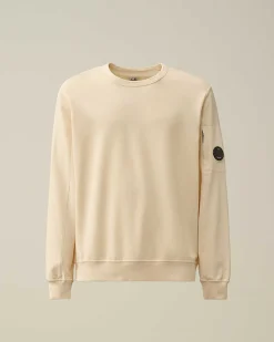 C.P. Company Light Fleece Sweatshirt Pistachio Shell-Beige Outlet