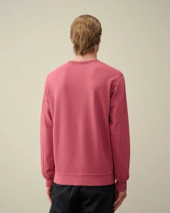 C.P. Company Light Fleece Sweatshirt Red Bud Best