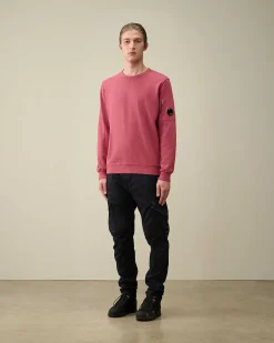 C.P. Company Light Fleece Sweatshirt Red Bud Best