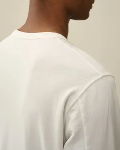 C.P. Company Light Fleece Sweatshirt Gauze White Online