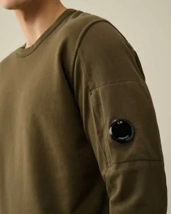 C.P. Company Light Fleece Sweatshirt Ivy Green Best Sale