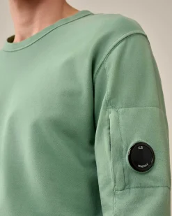 C.P. Company Light Fleece Sweatshirt Green Bay Best