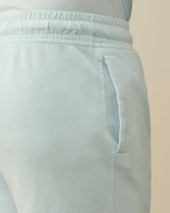 C.P. Company Light Fleece Utility Shorts Starlight Blue Cheap
