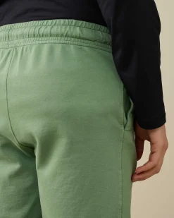 C.P. Company Light Fleece Utility Shorts Green Bay Hot