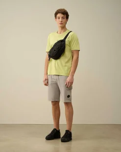 C.P. Company Light Fleece Utility Shorts Drizzle Grey Fashion