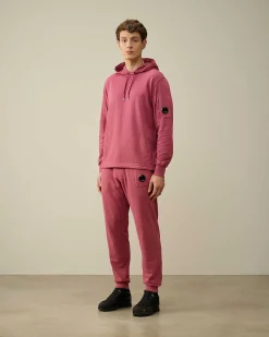 C.P. Company Light Fleece Utility Sweatpants Red Bud Cheap