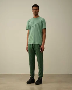 C.P. Company Light Fleece Utility Sweatpants Duck Green Online