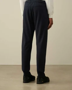 C.P. Company Light Fleece Utility Sweatpants Total Eclipse-Blue Best Sale