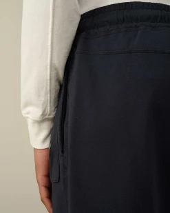 C.P. Company Light Fleece Utility Sweatpants Total Eclipse-Blue Best Sale